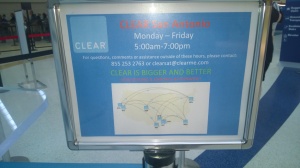 Know the hours of operation for CLEAR in your home airport.