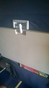 New tray table latch installed.