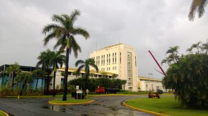 Bacardi distillery building.